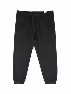 Frank & Eileen Eamon Jogger Triple Fleece Patch Pocket Pants Black Medium